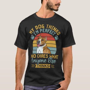 Camiseta El Americano Pitbull Terrier My Dog Piensa Que Soy