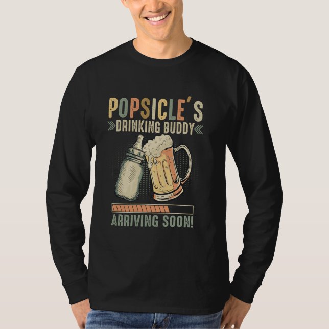 Camiseta El amigo borracho de Popsicle llega pronto a ser p (Anverso)