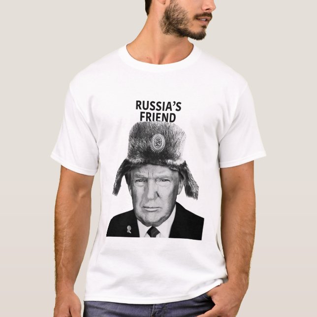 Camiseta El amigo de Rusia Trump Rusia Putin (Anverso)
