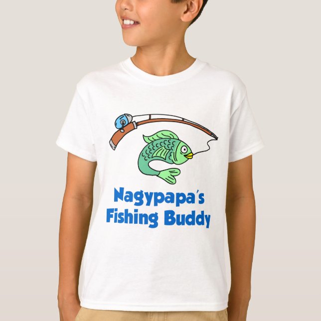 Camiseta El amigo pescador de Nagypapa (Anverso)