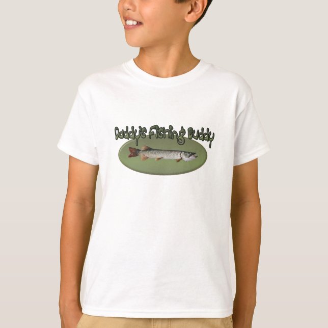 Camiseta El amigo pescador de papá (Anverso)