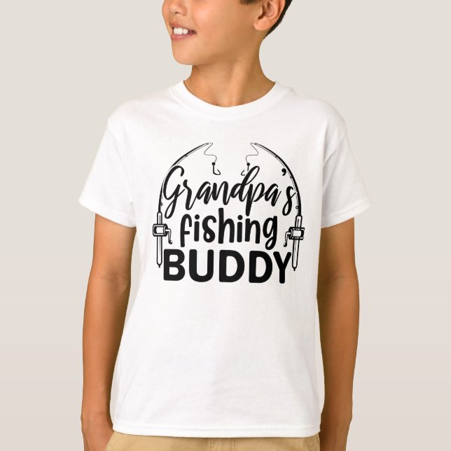 Camiseta El amigo pescador del abuelo (Anverso)