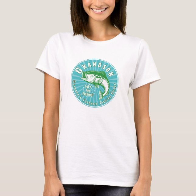 Camiseta El amigo pesquero favorito del abuelo (Anverso)