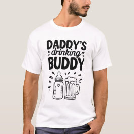 Camiseta El amigo que bebe de papá | Gracioso regalo del Dí