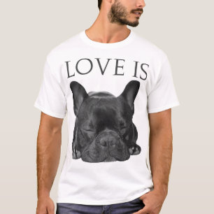 Camiseta El amor al Bulldog francés es un regalo de mamá de