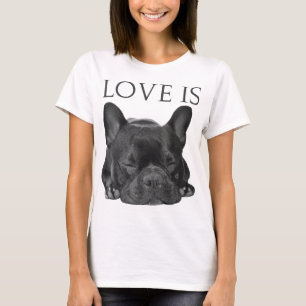 Camiseta El amor al Bulldog francés es un regalo de mamá de