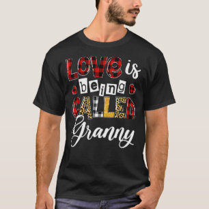 Camiseta El Amor Al Leopardo Del Corazón Se Llama Granny Ha