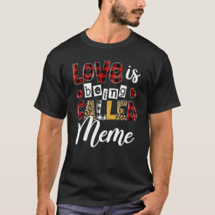 Camiseta El Amor Al Leopardo Del Corazón Se Llama Meme Happ
