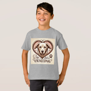 Camiseta "El amor al perro es incondicional - El arte del p