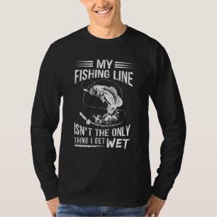 Camiseta El Amor Al Pescado Tee Mi Línea De Pesca No Es Lo