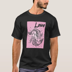 Camiseta El amor ama ?? Koi Fish Yin y Yang