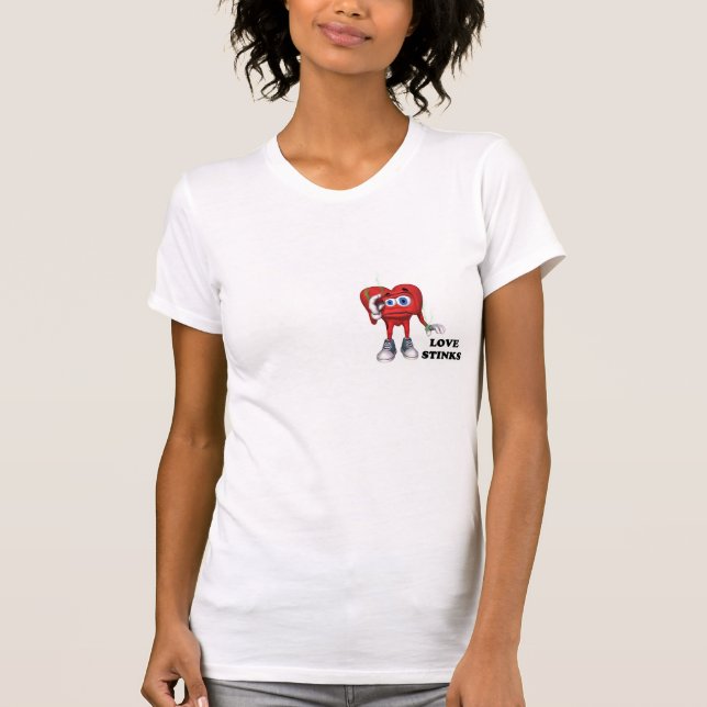 Camiseta el amor apesta (Anverso)