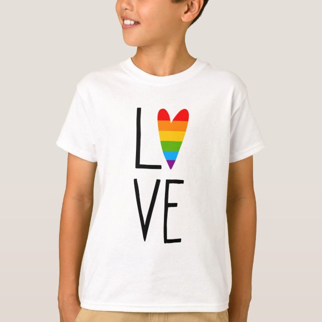 Camiseta El amor arcoiris (Anverso)