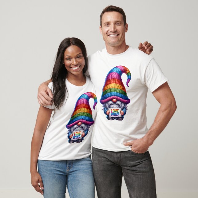 Camiseta El amor arcoiris gana ganancia (Unisexo)