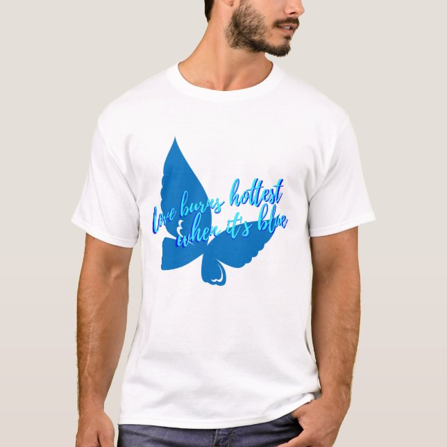 Camiseta El amor arde  (Anverso)