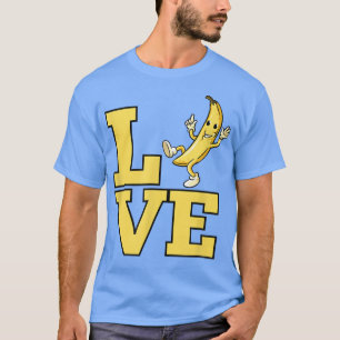 Camiseta El amor bananero por la fruta bananera divertido b