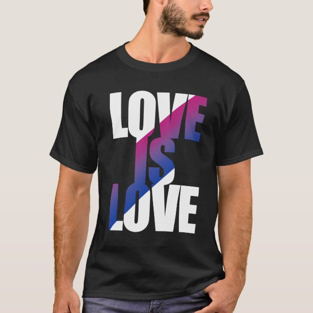 Camiseta El amor bisexual es amor (Anverso)