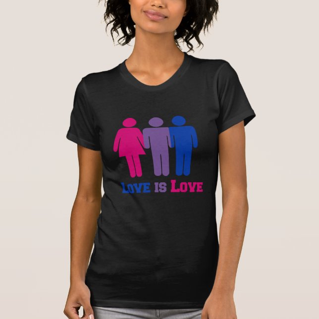 Camiseta El amor bisexual es amor - (Anverso)