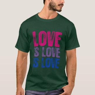 Camiseta El amor bisexual es amor es amor familia