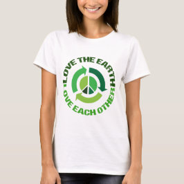 Camiseta El amor bonito del activista ambiental de la Tierr