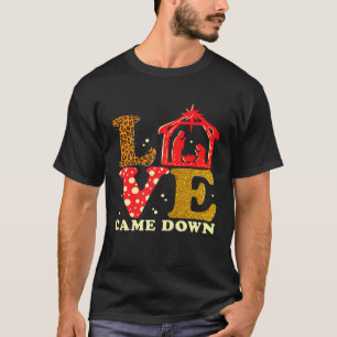 Camiseta El Amor Cayó Navidades De Natividad Niño Jesús Man