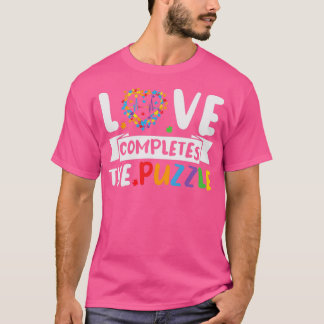 Camiseta El amor completa el rompecabezas de los graciosos