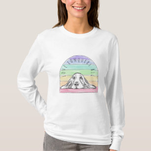 Camiseta el amor conquista a todo el perro rainbow basset h