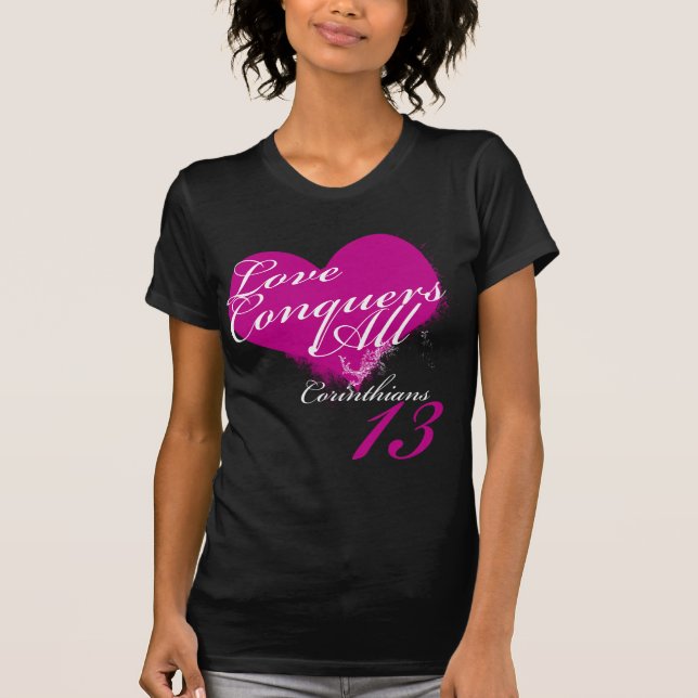 Camiseta El amor conquista todos (Anverso)