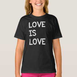 Camiseta El amor correcto humanos de la igualdad del