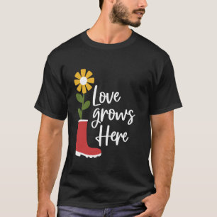 Camiseta El amor crece aquí
