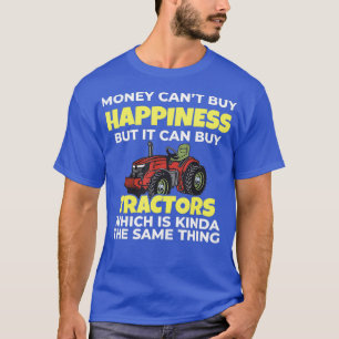Camiseta El amor cultivando dinero no puede comprar felicid