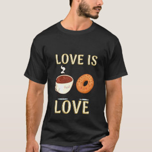 Camiseta El Amor Cuto Es El Café Del Amor Y La Pul De La Co