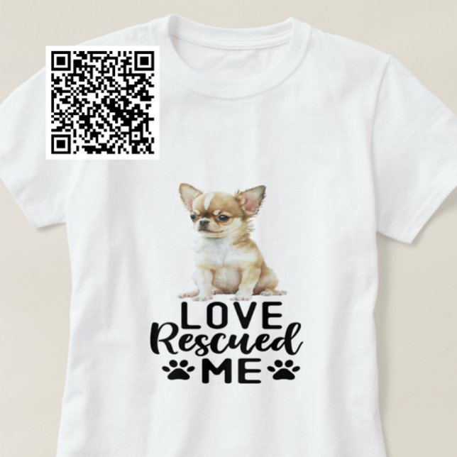 Camiseta El amor de Chihuahua me rescató (Subido por el creador)