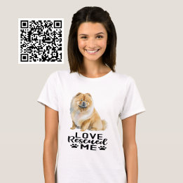 Camiseta El amor de Chow Chow Me Rescató