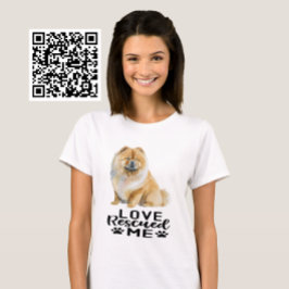 Camiseta El amor de Chow Chow Me Rescató