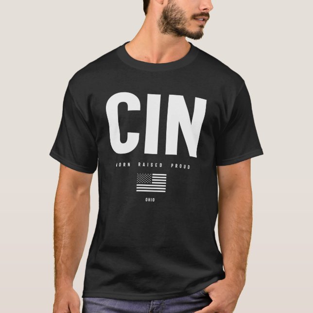 Camiseta El amor de Cincinnati - Nacido se alza orgulloso (Anverso)
