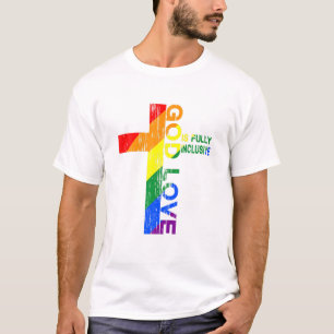 Camiseta El amor de Dios es cristiano completamente inclusi