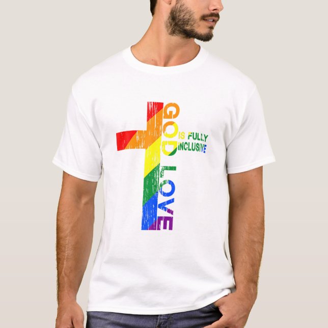 Camiseta El amor de Dios es cristiano completamente inclusi (Anverso)