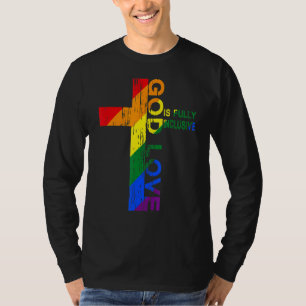 Camiseta El amor de Dios es cristiano completamente inclusi