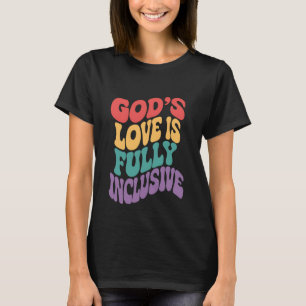 Camiseta El amor de Dios es cristiano completamente inclusi