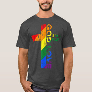 Camiseta El amor de Dios es cristiano completamente inclusi