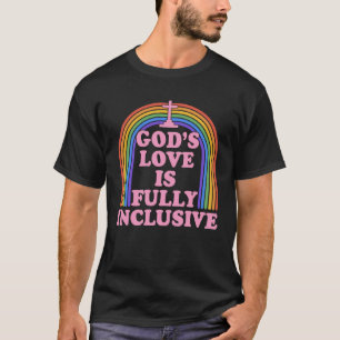Camiseta El amor de Dios es totalmente inclusivo, aliado cr