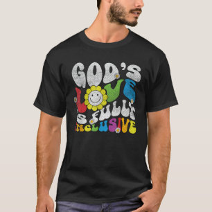Camiseta El amor de Dios es totalmente inclusivo cristiano 