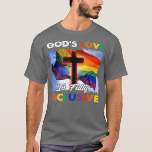 Camiseta El amor de Dios es totalmente inclusivo LGBT Apoya