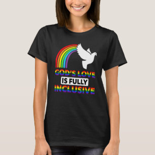Camiseta El amor de Dios es totalmente inclusivo Lgbtq Rain