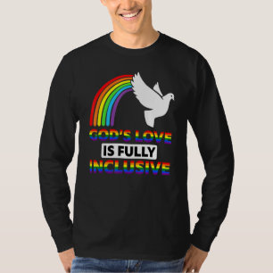 Camiseta El amor de Dios es totalmente inclusivo Lgbtq Rain