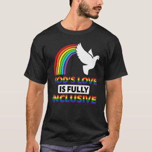 Camiseta El amor de Dios es totalmente inclusivo Lgbtq Rain
