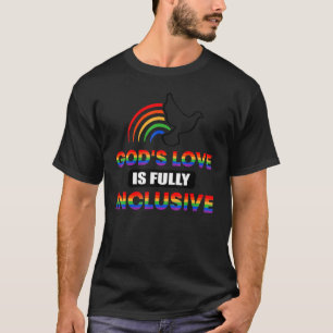 Camiseta El amor de Dios es totalmente inclusivo Orgullo Ga