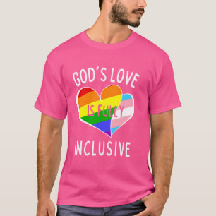 Camiseta El amor de Dios es totalmente inclusivo Orgullo Ga