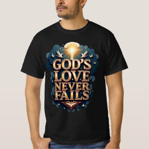 Camiseta El amor de Dios nunca falla (camiseta de manga cor